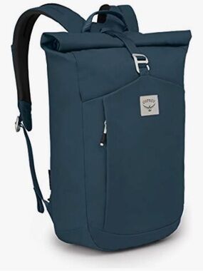 NWT Osprey Archane Roll Top Commuter/Laptop Bag in Stargazer Blue